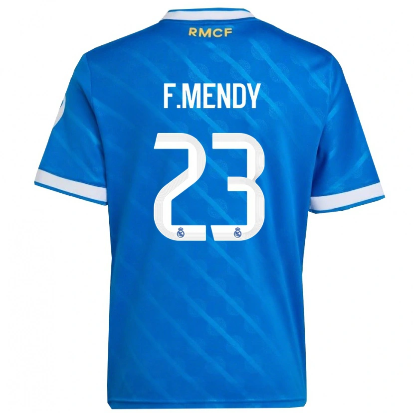 Danxenレディースフェルランド・メンディ#23青白サードユニフォームシャツ2025/26ジャージーユニフォーム