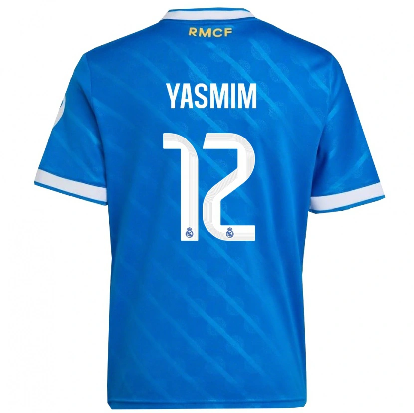 Danxenレディースヤスミム#12青白サードユニフォームシャツ2025/26ジャージーユニフォーム