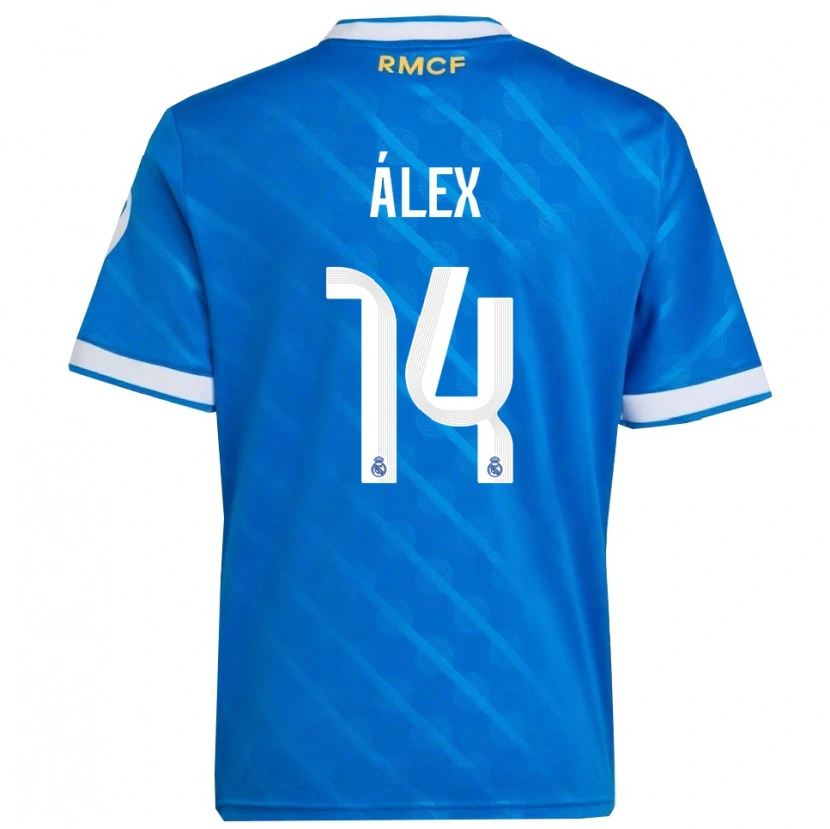 Danxenレディースアレックス・ペレス#14青白サードユニフォームシャツ2025/26ジャージーユニフォーム
