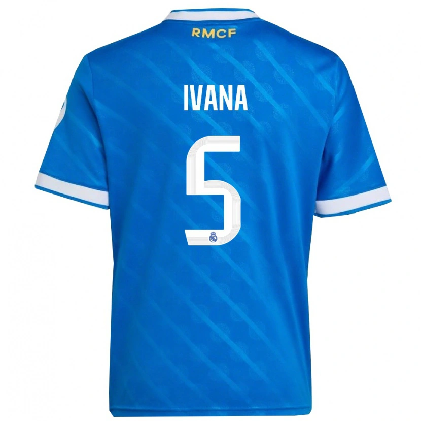 Danxenレディースイヴァナ・アンドレス#5青白サードユニフォームシャツ2025/26ジャージーユニフォーム