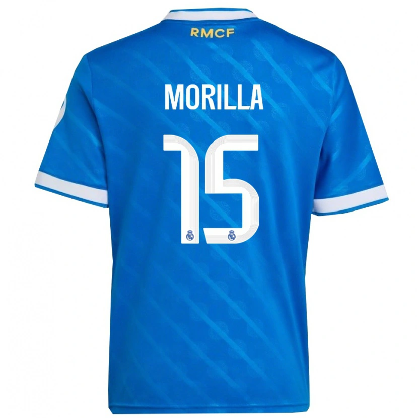 Danxenレディースハイロ・モリージャス#15青白サードユニフォームシャツ2025/26ジャージーユニフォーム