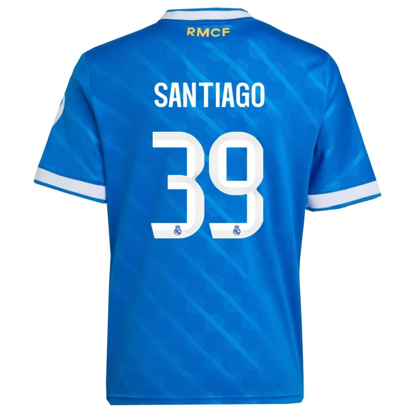 DanxenレディースAimar Santiago#39青白サードユニフォームシャツ2025/26ジャージーユニフォーム