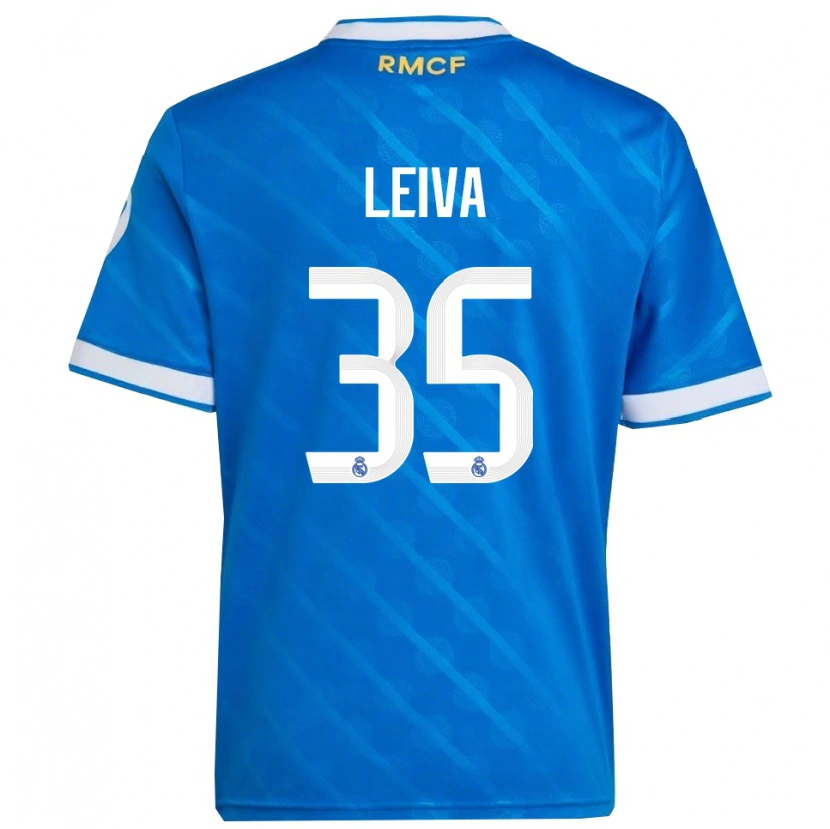 Danxenレディースアルバロ・レイバ・アルマニー#35青白サードユニフォームシャツ2025/26ジャージーユニフォーム