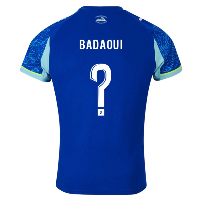 DanxenレディースYassine Badaoui#0空色白サードユニフォームシャツ2025/26ジャージーユニフォーム