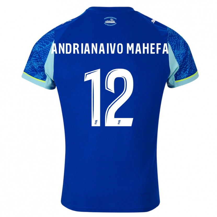 DanxenレディースMathis Andrianaivo Mahefa#12空色白サードユニフォームシャツ2025/26ジャージーユニフォーム