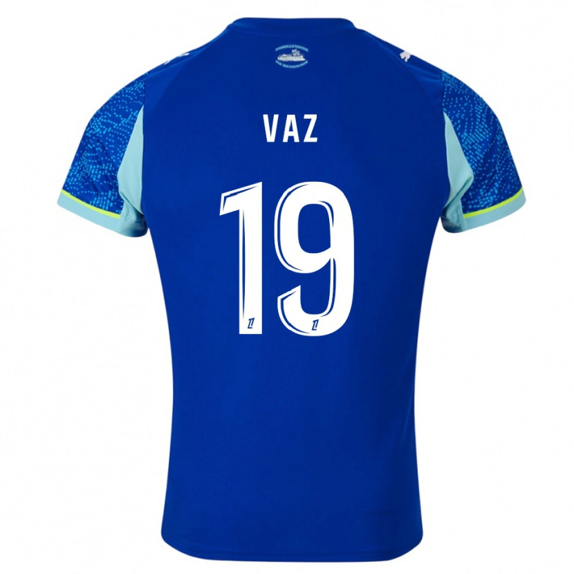 DanxenレディースRobinio Vaz#19空色白サードユニフォームシャツ2025/26ジャージーユニフォーム
