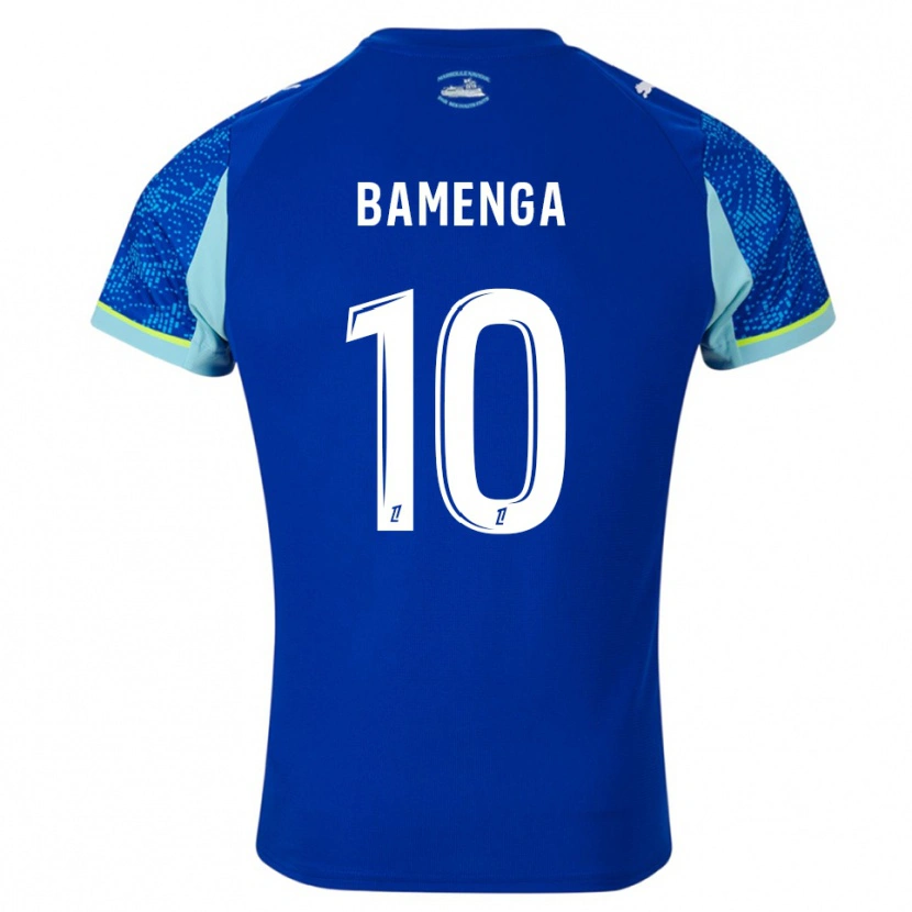 DanxenレディースNaomie Bamenga#10空色白サードユニフォームシャツ2025/26ジャージーユニフォーム