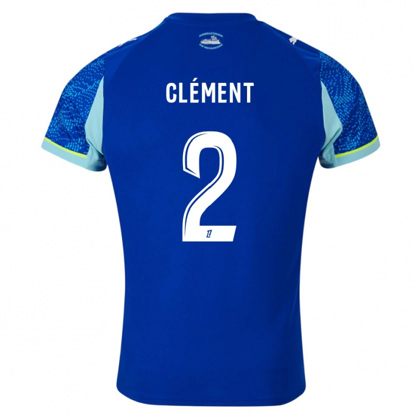 DanxenレディースMathis Clément#2空色白サードユニフォームシャツ2025/26ジャージーユニフォーム
