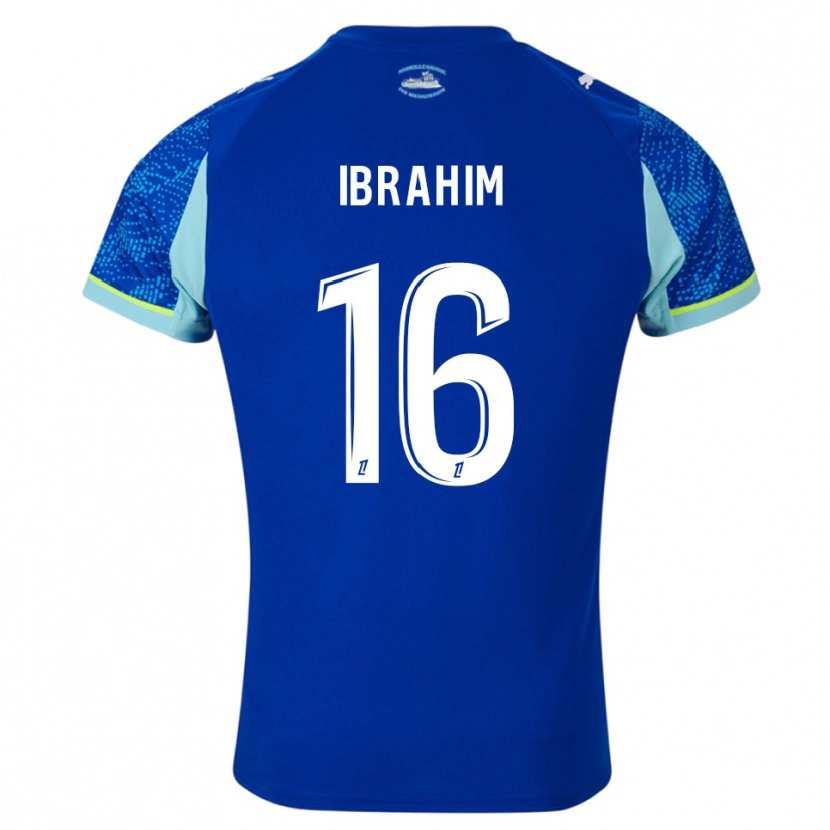 DanxenレディースAyman Ibrahim#16空色白サードユニフォームシャツ2025/26ジャージーユニフォーム