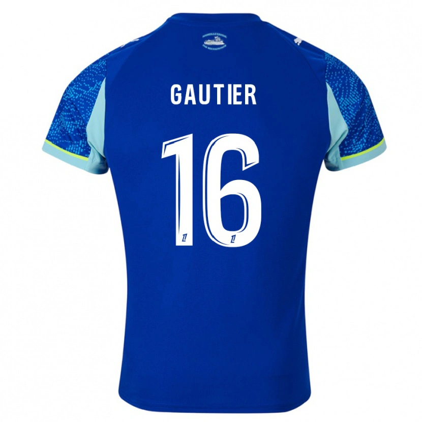 DanxenレディースElisa Gautier#16空色白サードユニフォームシャツ2025/26ジャージーユニフォーム