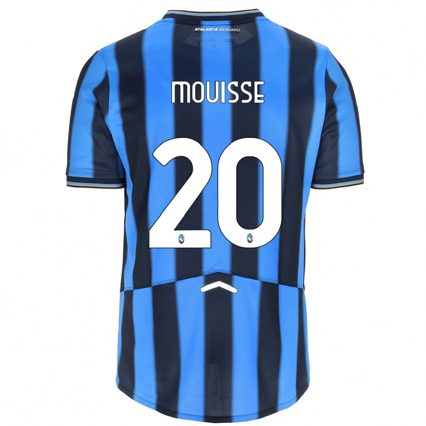 DanxenキッズSamir Mouisse#20スカイブルー ブラックホームシャツ2025/26ジャージーユニフォーム