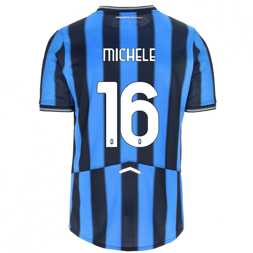 DanxenキッズMichele Rinaldi#16スカイブルー ブラックホームシャツ2025/26ジャージーユニフォーム