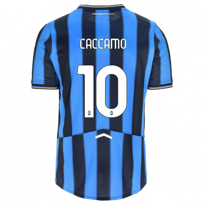Danxenキッズパトリツィア・カッカモ#10スカイブルー ブラックホームシャツ2025/26ジャージーユニフォーム
