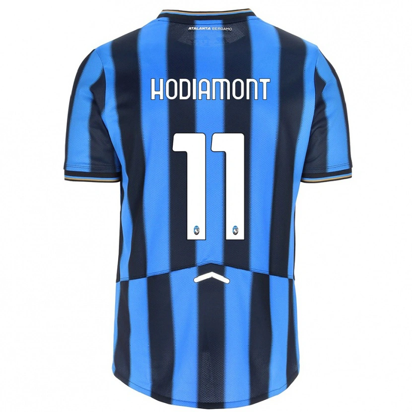 DanxenキッズLyam Hodiamont#11スカイブルー ブラックホームシャツ2025/26ジャージーユニフォーム