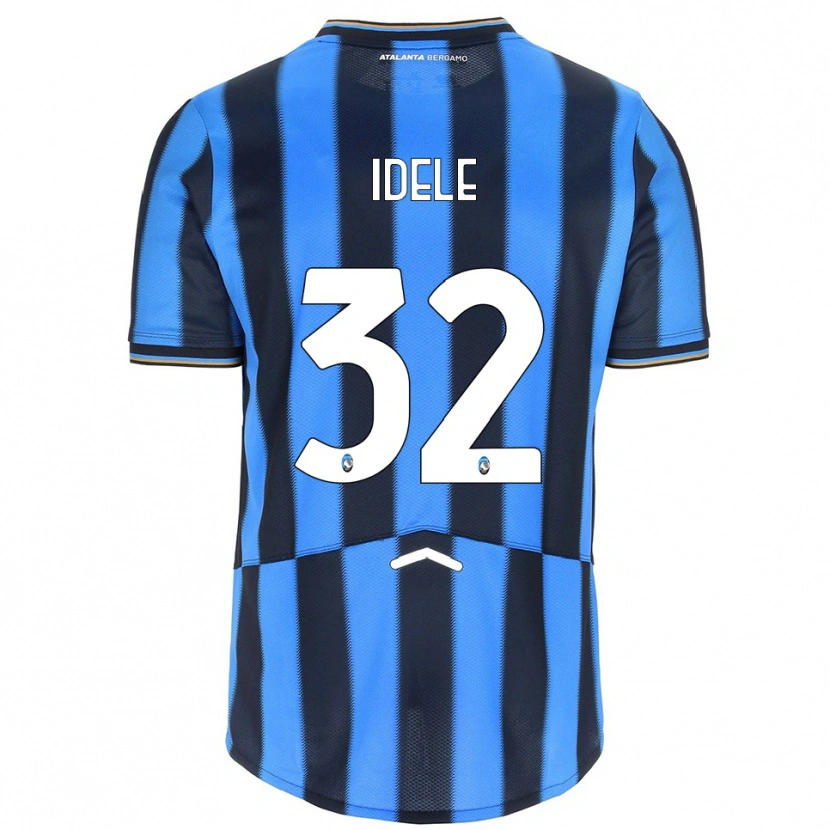 DanxenキッズJavison Idele#32スカイブルー ブラックホームシャツ2025/26ジャージーユニフォーム