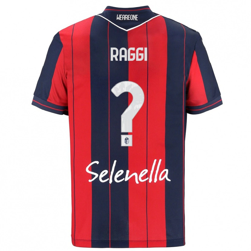 DanxenキッズGreta Raggi#0レッド ネイビーホームシャツ2025/26ジャージーユニフォーム
