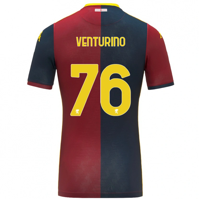 DanxenキッズLorenzo Venturino#76レッド ロイヤルブルーホームシャツ2025/26ジャージーユニフォーム