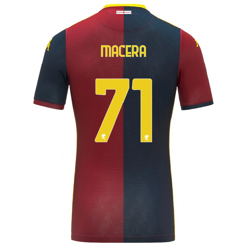DanxenキッズMatilde Macera#71レッド ロイヤルブルーホームシャツ2025/26ジャージーユニフォーム