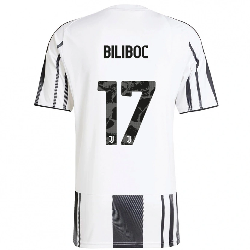DanxenキッズLorenzo Biliboc#17ホワイト ブラックホームシャツ2025/26ジャージーユニフォーム