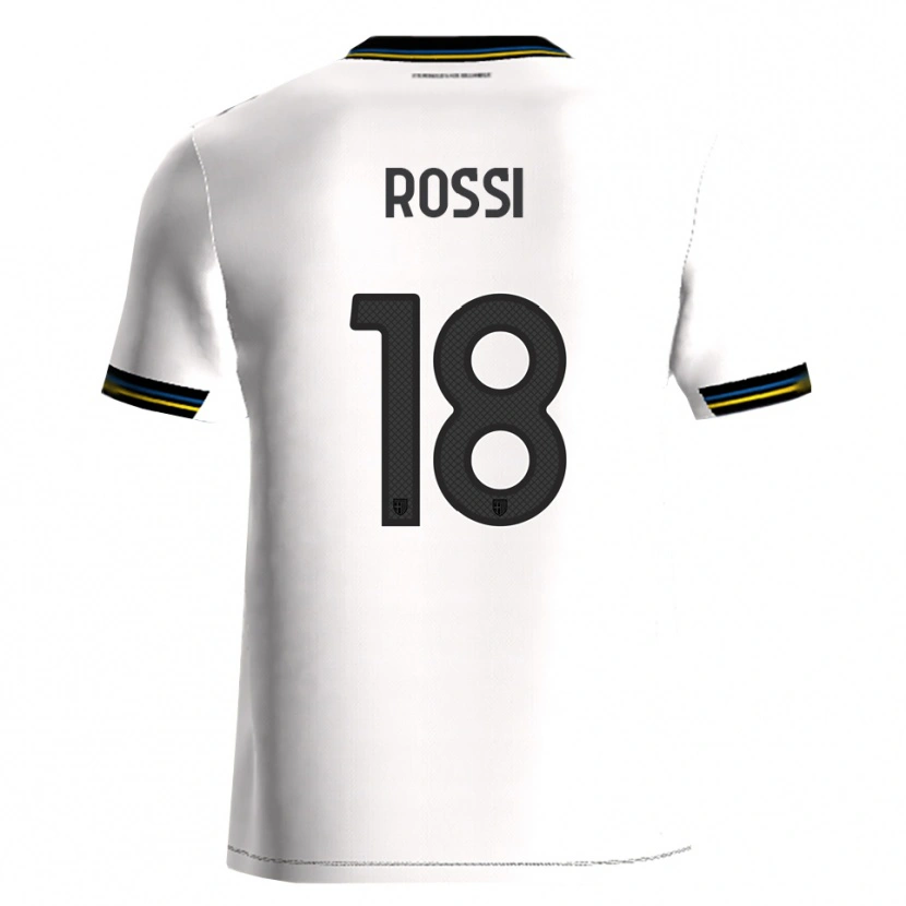 Danxenキッズディエゴ・ロッシ#18ホワイト ブラックホームシャツ2025/26ジャージーユニフォーム