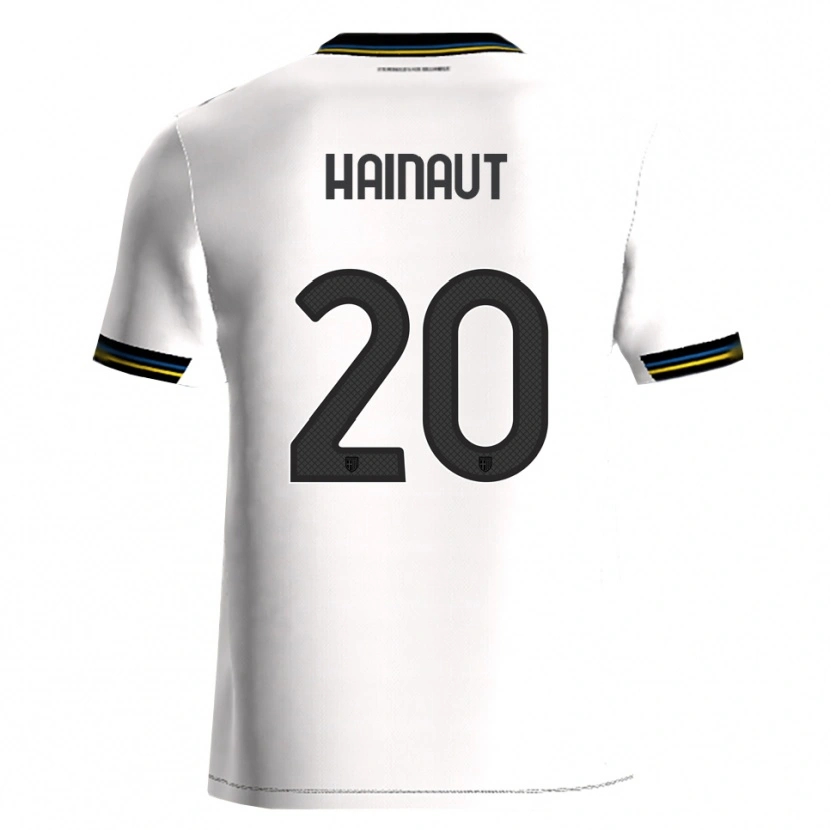 Danxenキッズアントワーヌ・エノー#20ホワイト ブラックホームシャツ2025/26ジャージーユニフォーム