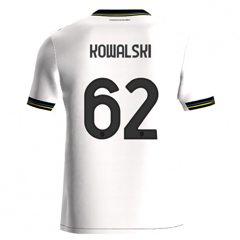 DanxenキッズMateusz Kowalski#62ホワイト ブラックホームシャツ2025/26ジャージーユニフォーム