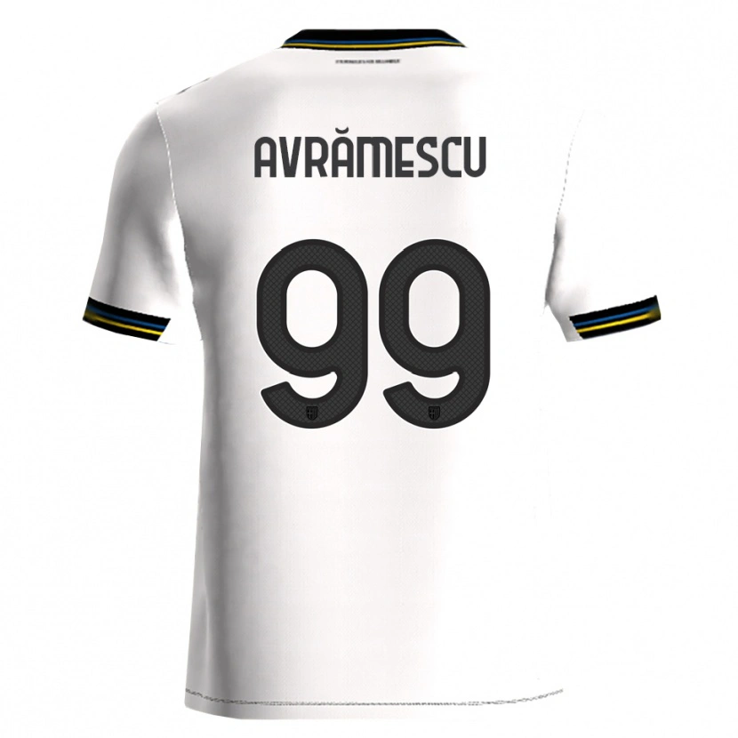 Danxenキッズヤニス・アンドレイ・アヴラメスク#99ホワイト ブラックホームシャツ2025/26ジャージーユニフォーム