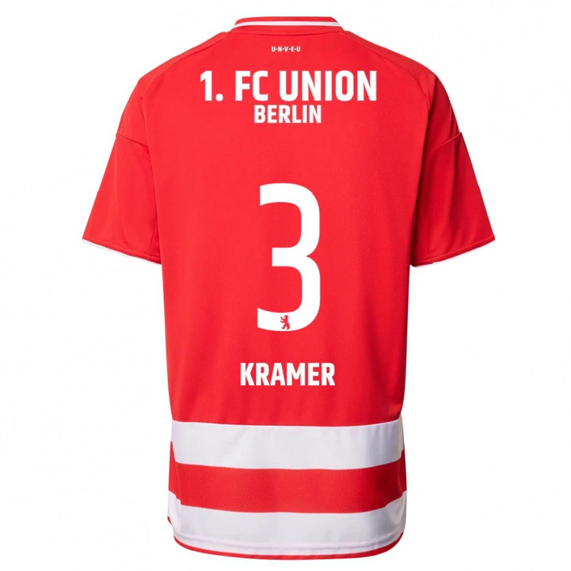 DanxenキッズCarlos Kramer#3レッド ホワイトホームシャツ2025/26ジャージーユニフォーム