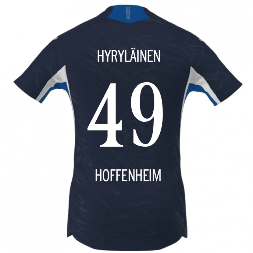 Danxenキッズルカ・ヒュリュライネン#49ネイビー ホワイトホームシャツ2025/26ジャージーユニフォーム