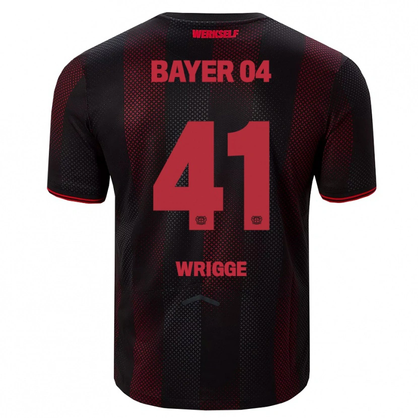 Danxenキッズエイミー・リッゲ#41ブラック レッドホームシャツ2025/26ジャージーユニフォーム
