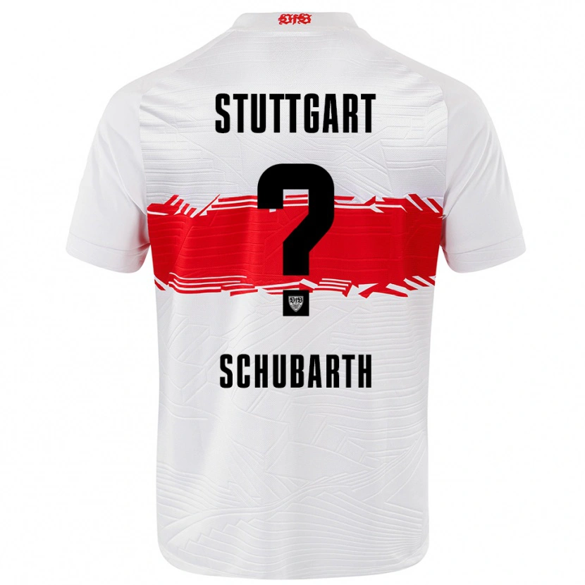 DanxenキッズTill Schubarth#0ホワイト レッドホームシャツ2025/26ジャージーユニフォーム