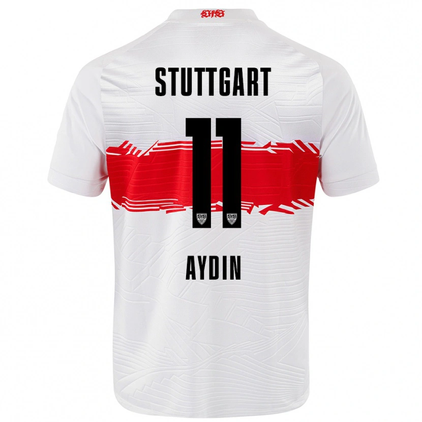 DanxenキッズAli Aydin#11ホワイト レッドホームシャツ2025/26ジャージーユニフォーム