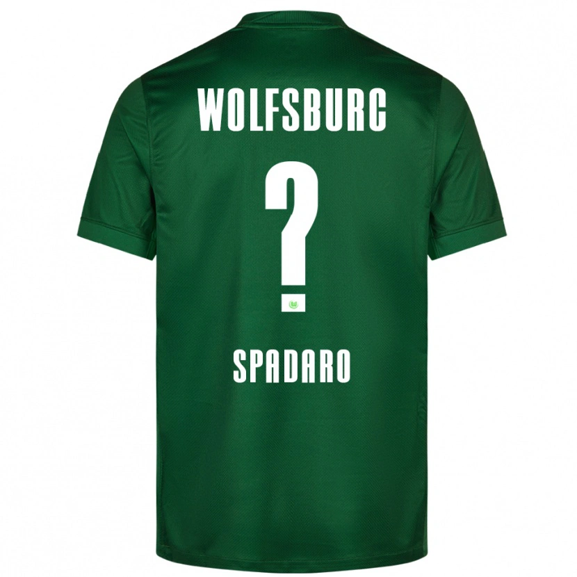 DanxenキッズMichele Spadaro#0グリーン ホワイトホームシャツ2025/26ジャージーユニフォーム