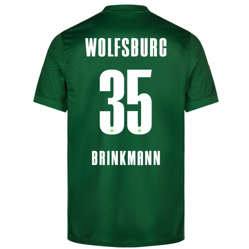Danxenキッズカーラ・ブリンクマン#35グリーン ホワイトホームシャツ2025/26ジャージーユニフォーム