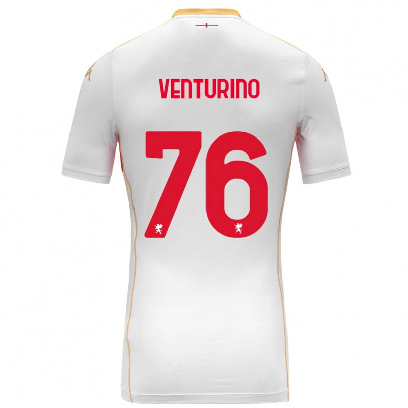 DanxenキッズLorenzo Venturino#76ホワイト レッドアウェイシャツ2025/26ジャージーユニフォーム