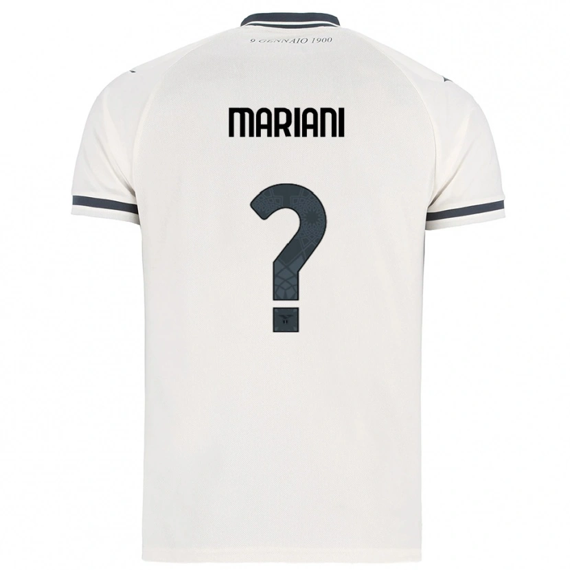 Danxenキッズアレッサンドロ・マリアーニ#0ホワイト ネイビーアウェイシャツ2025/26ジャージーユニフォーム