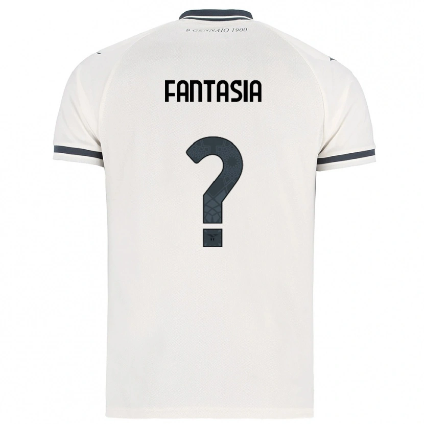 DanxenキッズLuca Fantasia#0ホワイト ネイビーアウェイシャツ2025/26ジャージーユニフォーム