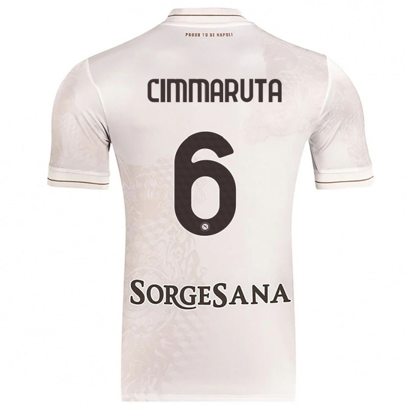 DanxenキッズAntonio Cimmaruta#6シャンパン ブラウンアウェイシャツ2025/26ジャージーユニフォーム