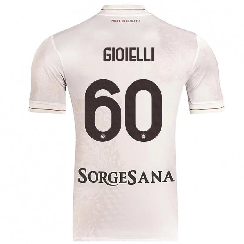 DanxenキッズFrancesco Gioielli#60シャンパン ブラウンアウェイシャツ2025/26ジャージーユニフォーム