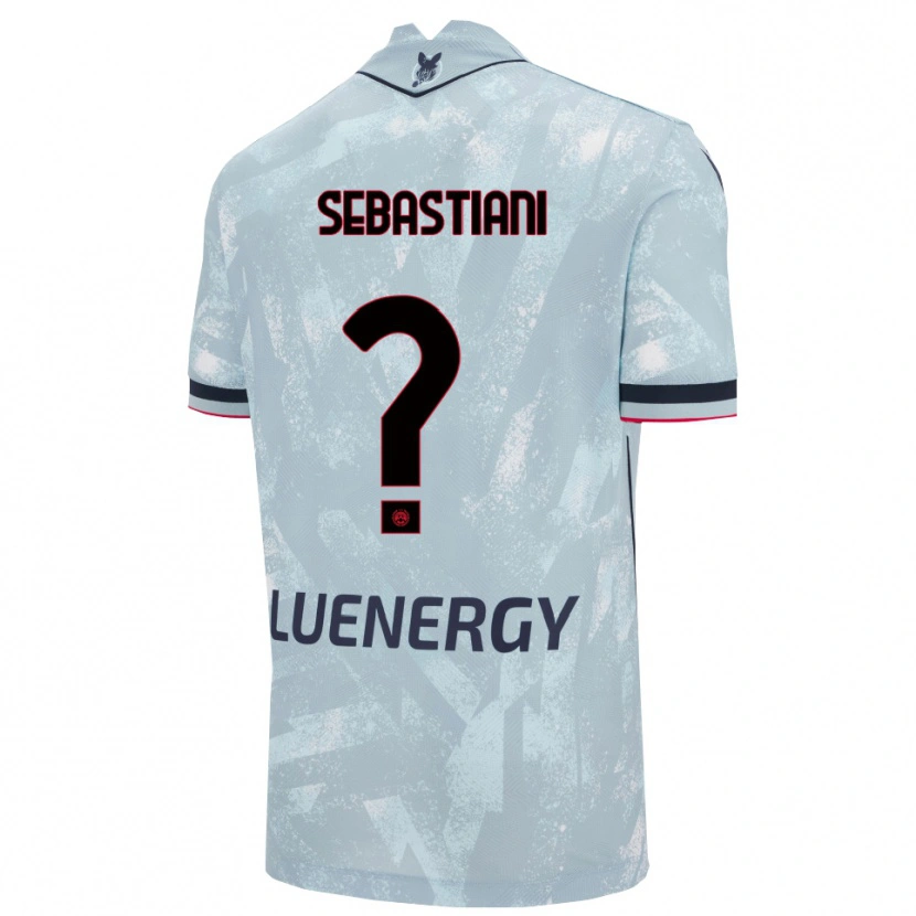 DanxenキッズJosè Alberto Sebastiani#0ライトブルー ブラックアウェイシャツ2025/26ジャージーユニフォーム