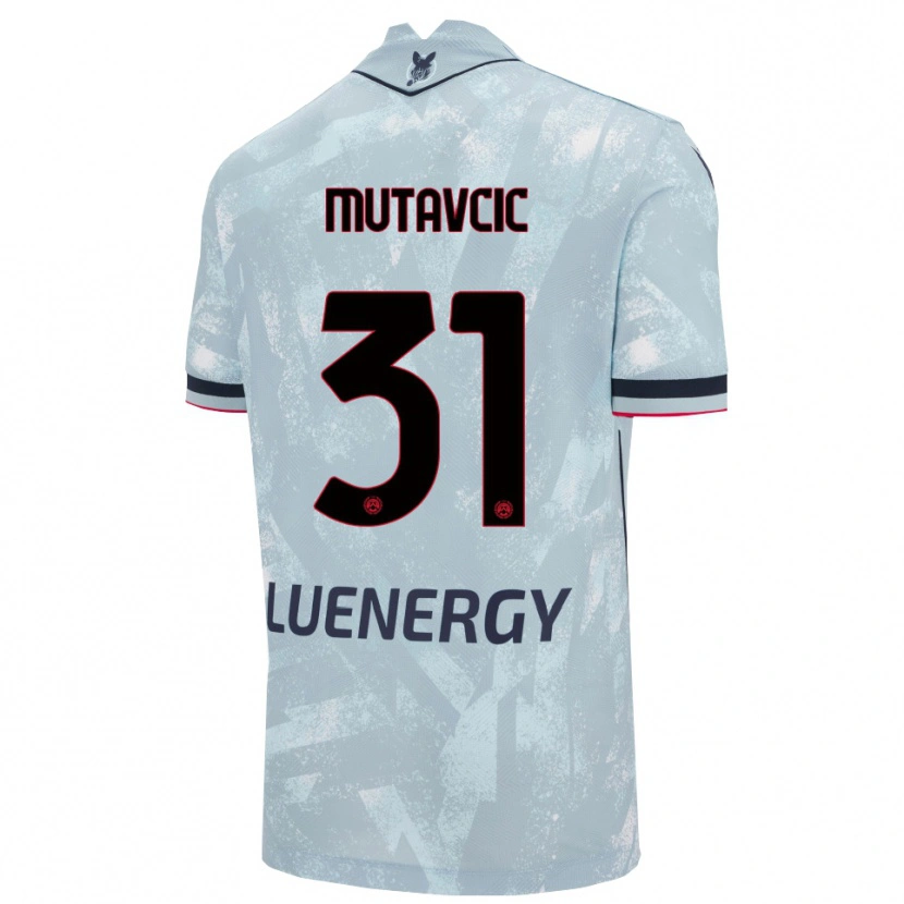 DanxenキッズJan Mutavcic#31ライトブルー ブラックアウェイシャツ2025/26ジャージーユニフォーム