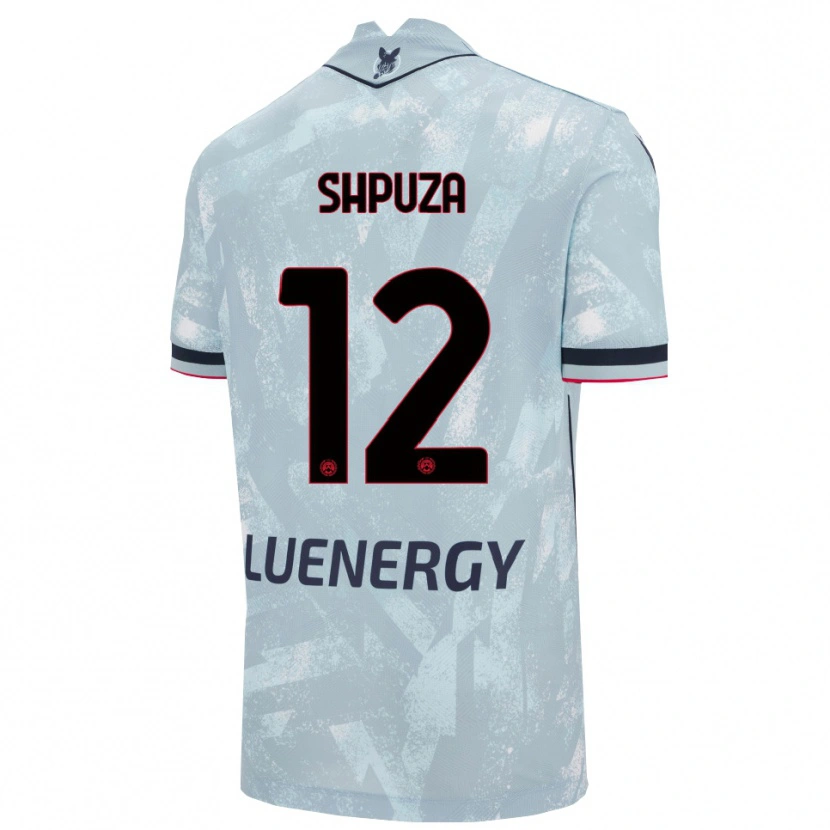 DanxenキッズKleo Shpuza#12ライトブルー ブラックアウェイシャツ2025/26ジャージーユニフォーム