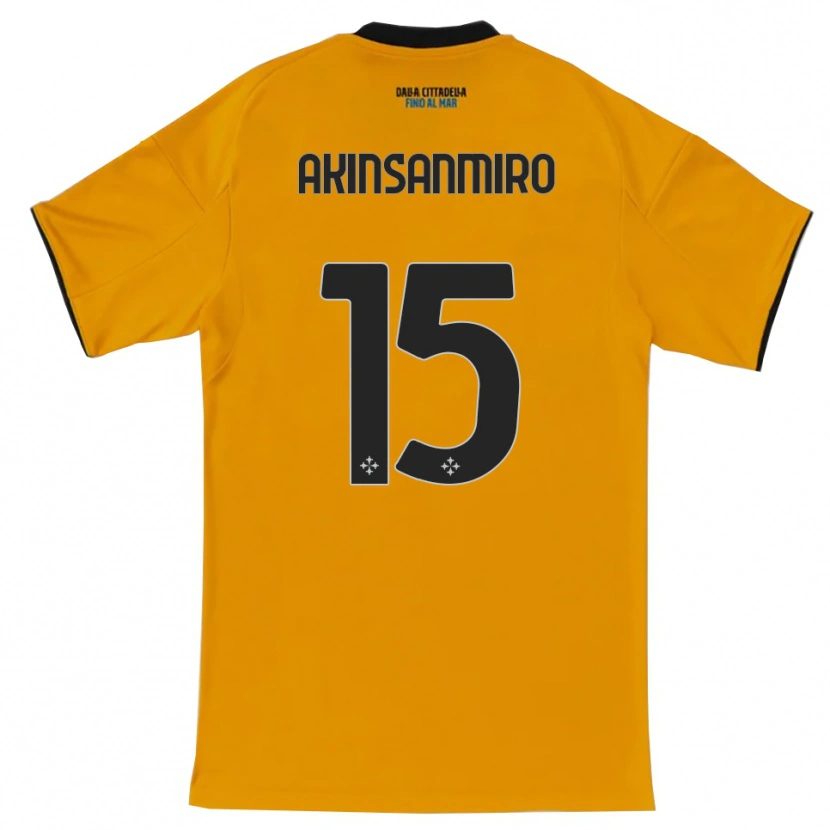 Danxenキッズエベネザー・アキンサンミロ#15オレンジ ブルーアウェイシャツ2025/26ジャージーユニフォーム