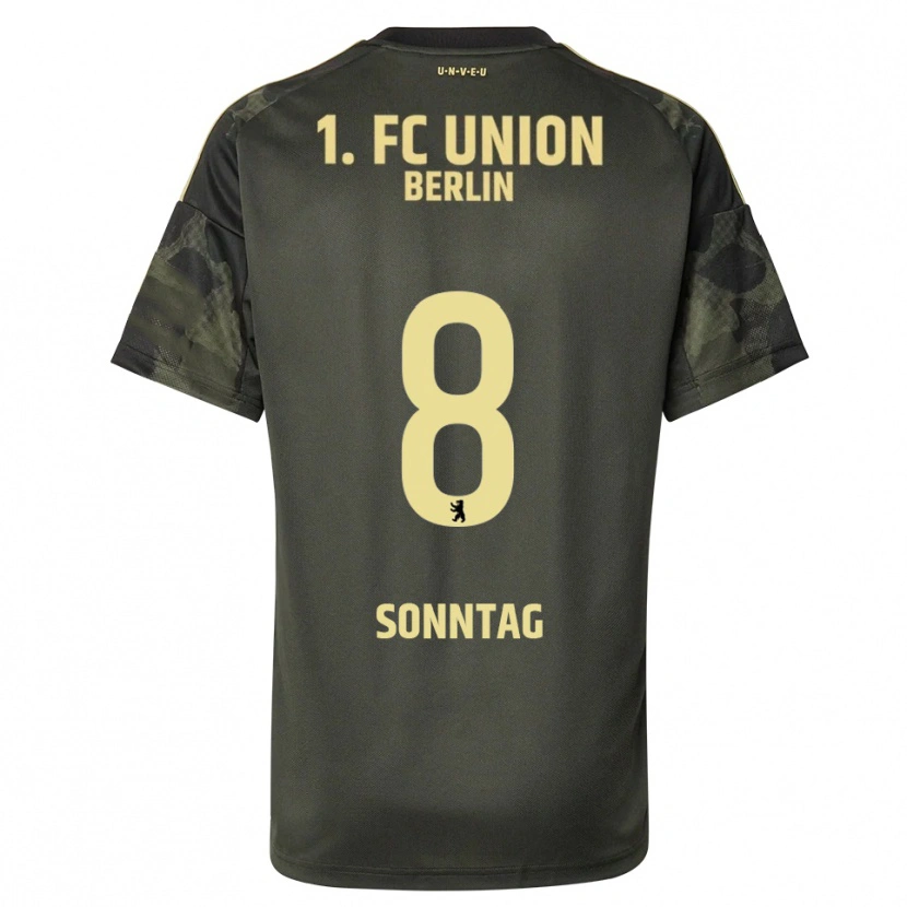DanxenキッズMilan Sonntag#8ダークグリーン ブラックアウェイシャツ2025/26ジャージーユニフォーム
