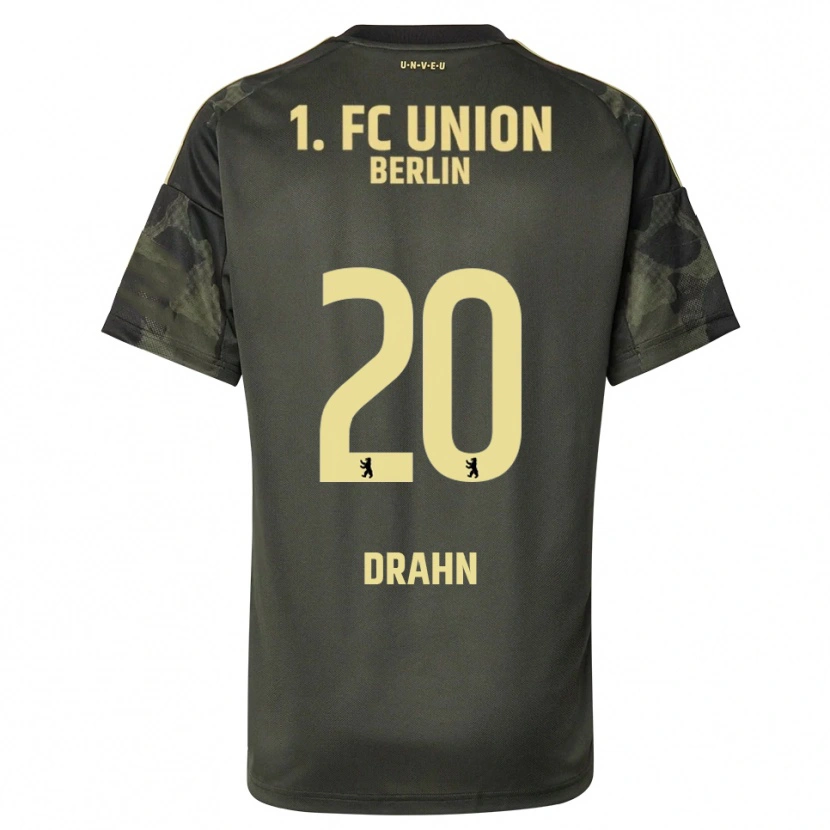 DanxenキッズMika Drahn#20ダークグリーン ブラックアウェイシャツ2025/26ジャージーユニフォーム