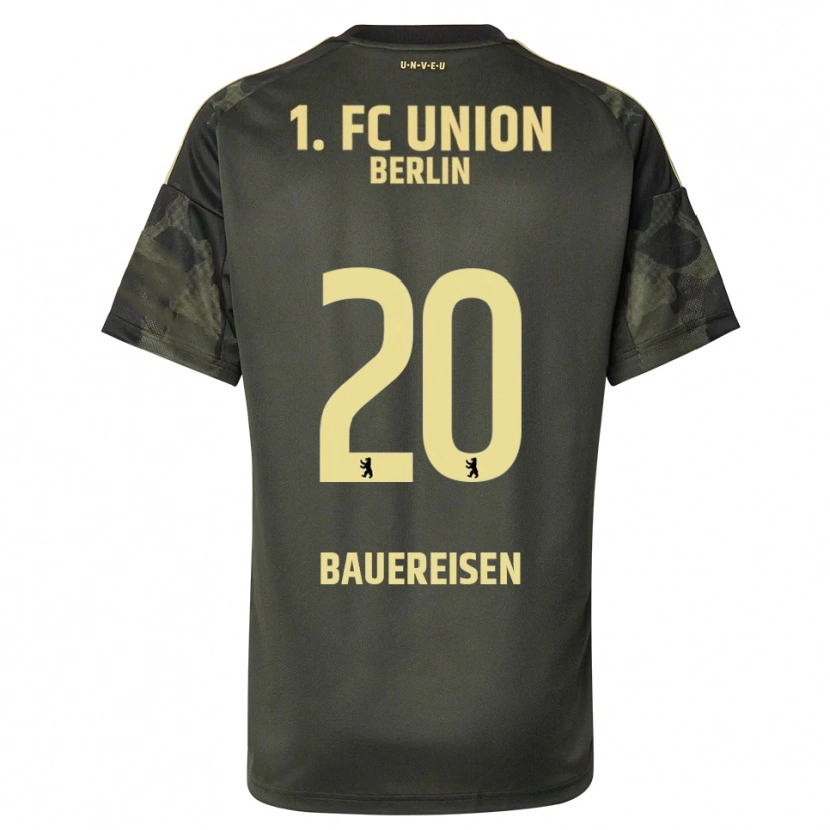 DanxenキッズNele Bauereisen#20ダークグリーン ブラックアウェイシャツ2025/26ジャージーユニフォーム