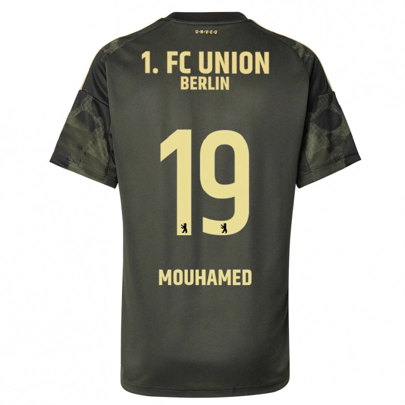 DanxenキッズRiyad Mouhamed#19ダークグリーン ブラックアウェイシャツ2025/26ジャージーユニフォーム