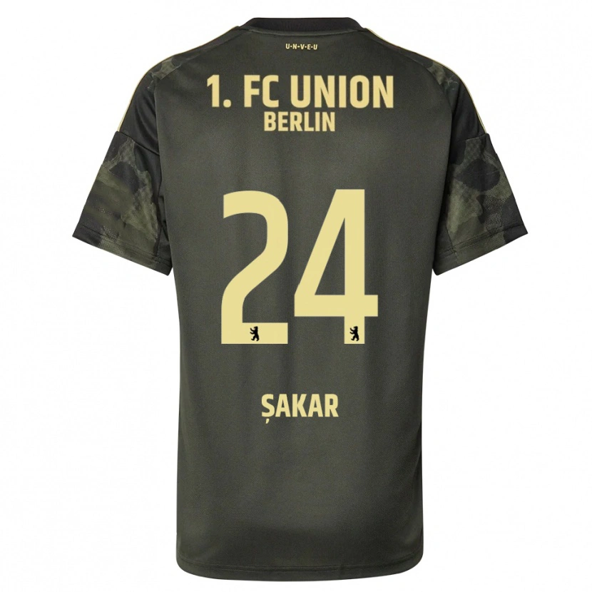 Danxenキッズファトマ・サーカル#24ダークグリーン ブラックアウェイシャツ2025/26ジャージーユニフォーム