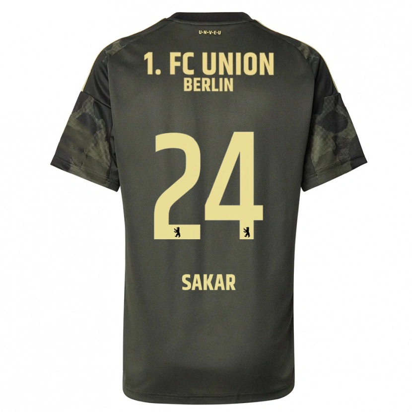 Danxenキッズファトマ・サーカル#24ダークグリーン ブラックアウェイシャツ2025/26ジャージーユニフォーム