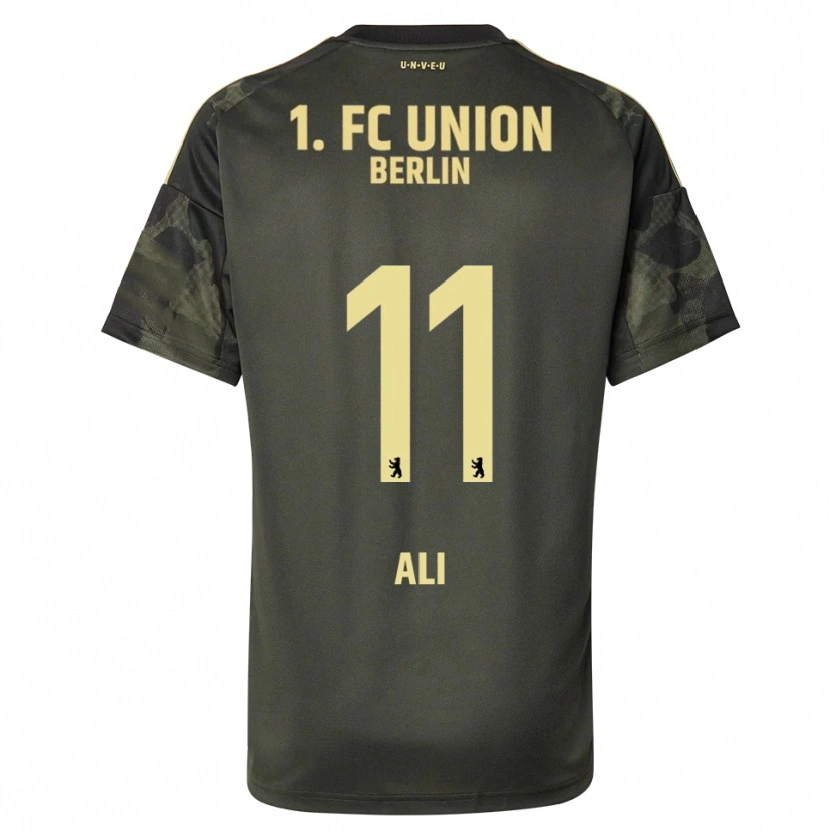 DanxenキッズSuheib-Elias Ali#11ダークグリーン ブラックアウェイシャツ2025/26ジャージーユニフォーム